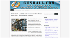 Desktop Screenshot of gunhall.com