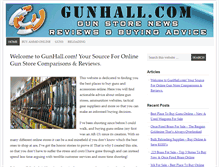 Tablet Screenshot of gunhall.com